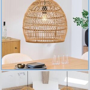Natural Woven Pendant Light